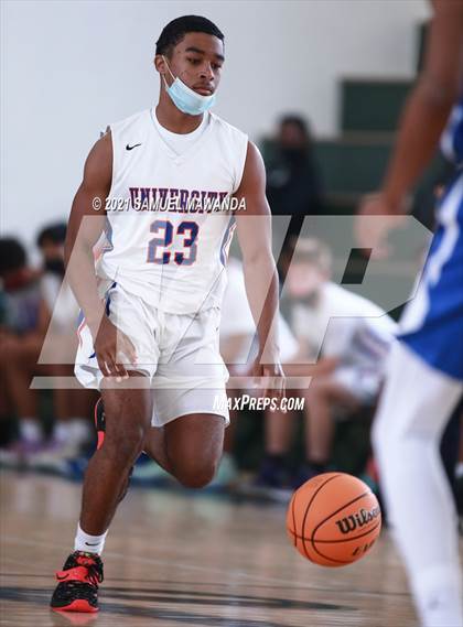Thumbnail 1 in University vs St. Bernard (West  Side Tip off Classic) photogallery.