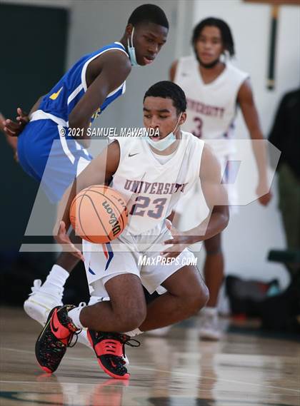 Thumbnail 3 in University vs St. Bernard (West  Side Tip off Classic) photogallery.