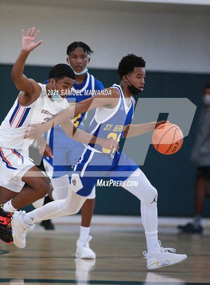 Thumbnail 3 in University vs St. Bernard (West  Side Tip off Classic) photogallery.