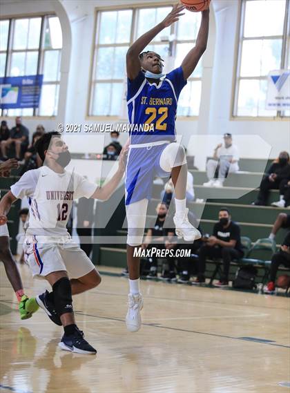 Thumbnail 3 in University vs St. Bernard (West  Side Tip off Classic) photogallery.