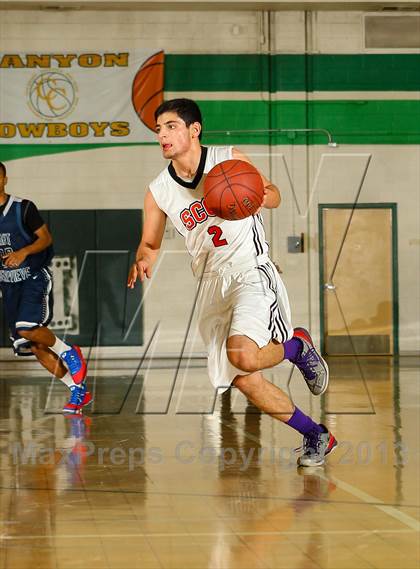 Thumbnail 2 in St. Genevieve vs. Santa Clarita Christian (Canyon Classic) photogallery.