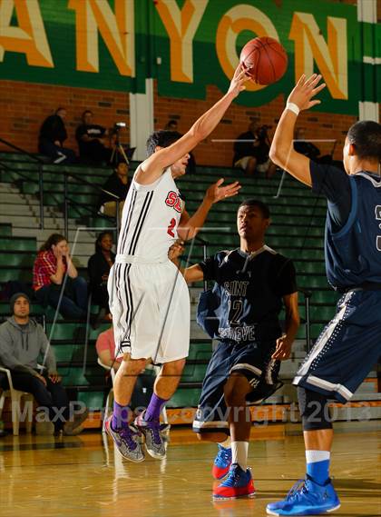 Thumbnail 1 in St. Genevieve vs. Santa Clarita Christian (Canyon Classic) photogallery.