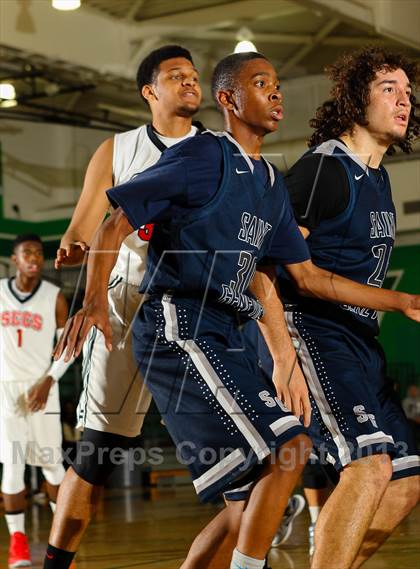 Thumbnail 1 in St. Genevieve vs. Santa Clarita Christian (Canyon Classic) photogallery.
