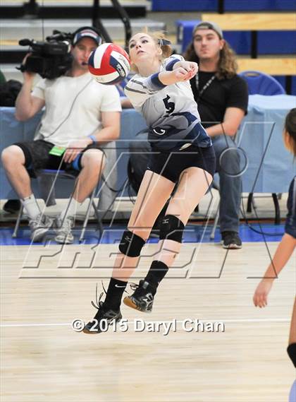Thumbnail 2 in Upland Christian Academy vs. Branson (CIF State D5 Final) photogallery.