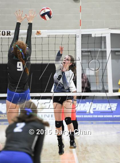 Thumbnail 2 in Upland Christian Academy vs. Branson (CIF State D5 Final) photogallery.