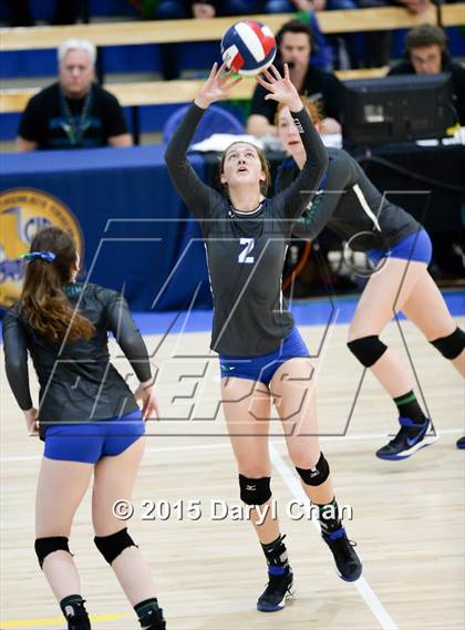 Thumbnail 2 in Upland Christian Academy vs. Branson (CIF State D5 Final) photogallery.