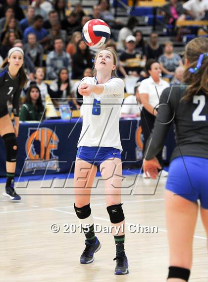 Thumbnail 2 in Upland Christian Academy vs. Branson (CIF State D5 Final) photogallery.