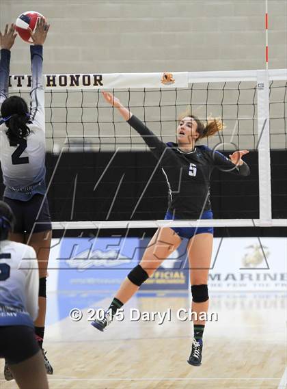 Thumbnail 3 in Upland Christian Academy vs. Branson (CIF State D5 Final) photogallery.
