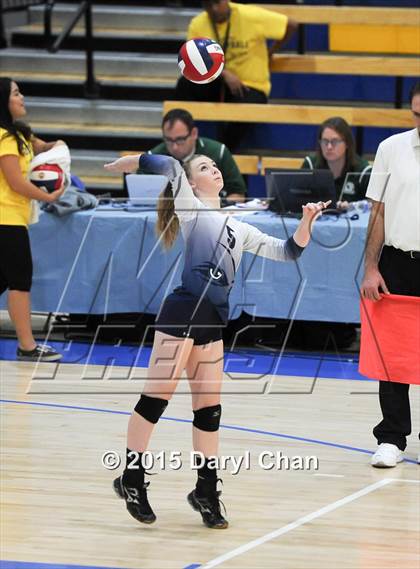 Thumbnail 2 in Upland Christian Academy vs. Branson (CIF State D5 Final) photogallery.