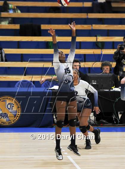 Thumbnail 2 in Upland Christian Academy vs. Branson (CIF State D5 Final) photogallery.