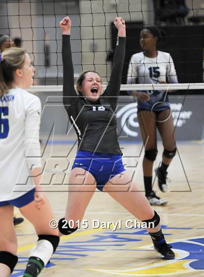 Thumbnail 2 in Upland Christian Academy vs. Branson (CIF State D5 Final) photogallery.