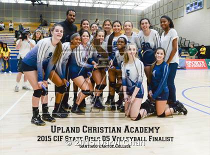 Thumbnail 1 in Upland Christian Academy vs. Branson (CIF State D5 Final) photogallery.