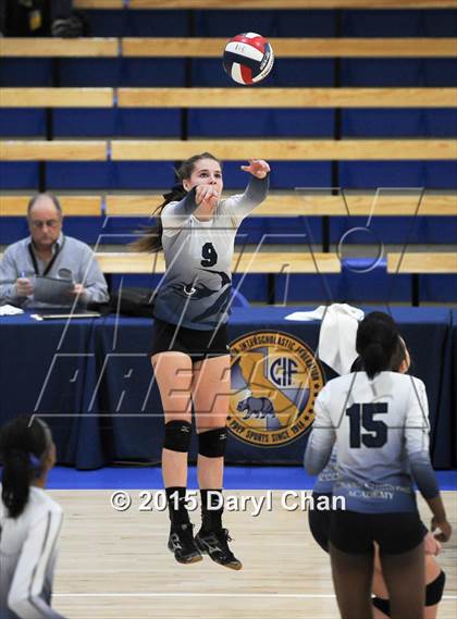 Thumbnail 3 in Upland Christian Academy vs. Branson (CIF State D5 Final) photogallery.
