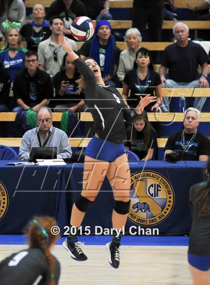 Thumbnail 2 in Upland Christian Academy vs. Branson (CIF State D5 Final) photogallery.