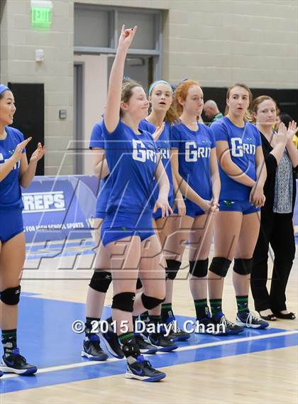 Thumbnail 2 in Upland Christian Academy vs. Branson (CIF State D5 Final) photogallery.