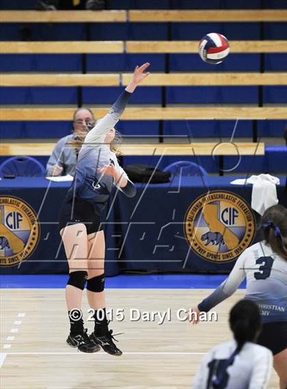 Thumbnail 3 in Upland Christian Academy vs. Branson (CIF State D5 Final) photogallery.