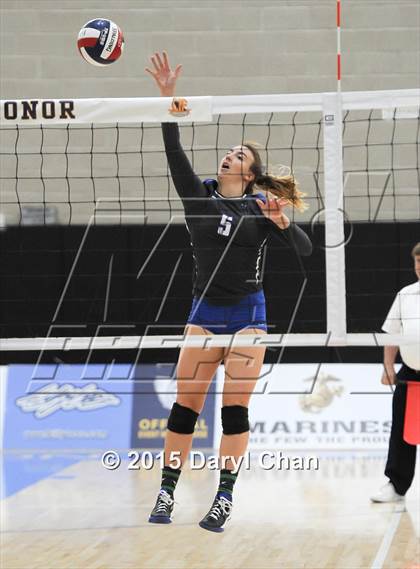 Thumbnail 2 in Upland Christian Academy vs. Branson (CIF State D5 Final) photogallery.