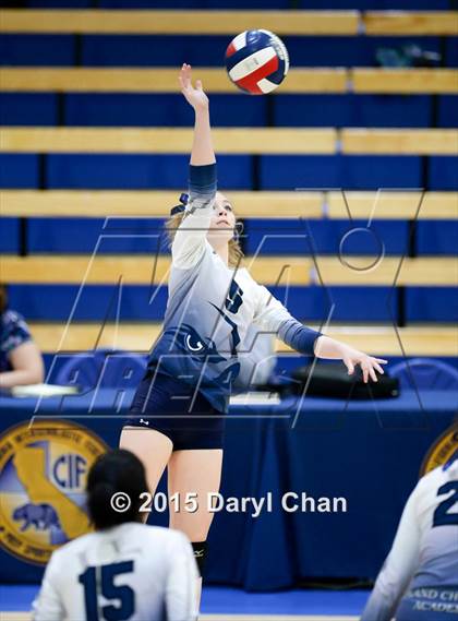 Thumbnail 2 in Upland Christian Academy vs. Branson (CIF State D5 Final) photogallery.