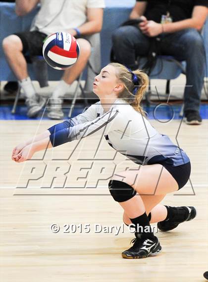 Thumbnail 3 in Upland Christian Academy vs. Branson (CIF State D5 Final) photogallery.