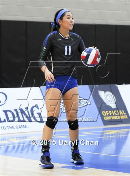 Thumbnail 2 in Upland Christian Academy vs. Branson (CIF State D5 Final) photogallery.