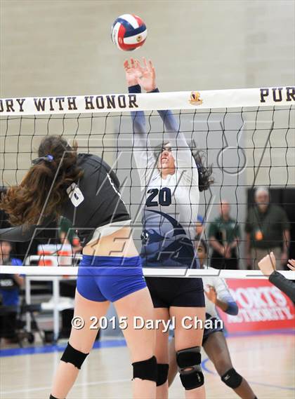 Thumbnail 1 in Upland Christian Academy vs. Branson (CIF State D5 Final) photogallery.