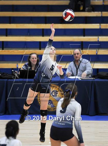 Thumbnail 3 in Upland Christian Academy vs. Branson (CIF State D5 Final) photogallery.