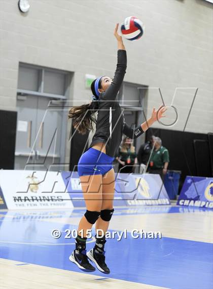 Thumbnail 2 in Upland Christian Academy vs. Branson (CIF State D5 Final) photogallery.