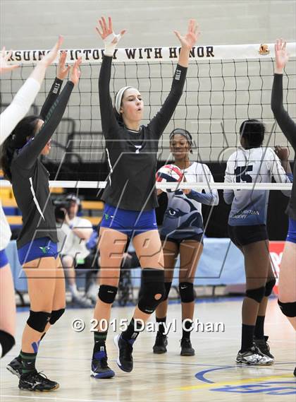 Thumbnail 2 in Upland Christian Academy vs. Branson (CIF State D5 Final) photogallery.