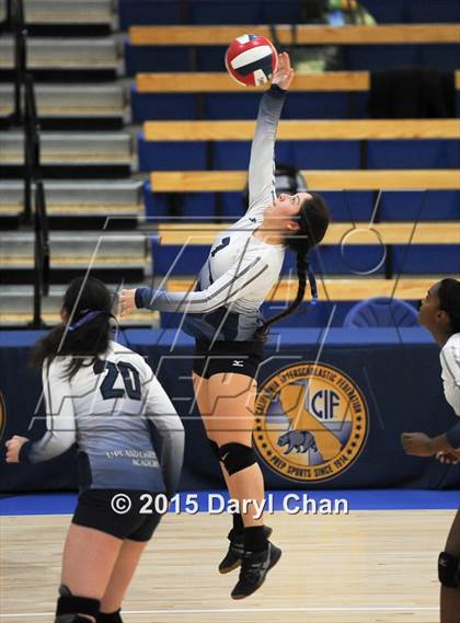 Thumbnail 3 in Upland Christian Academy vs. Branson (CIF State D5 Final) photogallery.