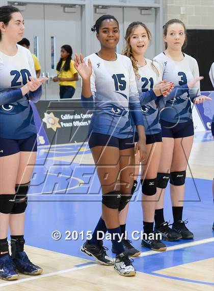 Thumbnail 2 in Upland Christian Academy vs. Branson (CIF State D5 Final) photogallery.