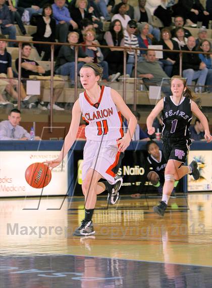 Thumbnail 2 in Winchester Thurston vs Clarion Area (PIAA A State Playoff 1st Round) photogallery.