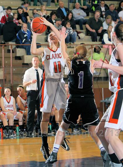 Thumbnail 2 in Winchester Thurston vs Clarion Area (PIAA A State Playoff 1st Round) photogallery.