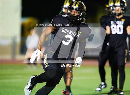 Thumbnail 1 in Brennan vs. United South (UIL Football 6A Division 1 Bi-District) photogallery.