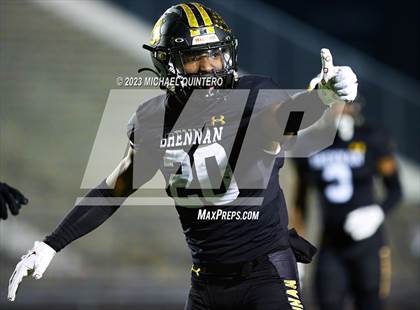 Thumbnail 2 in Brennan vs. United South (UIL Football 6A Division 1 Bi-District) photogallery.