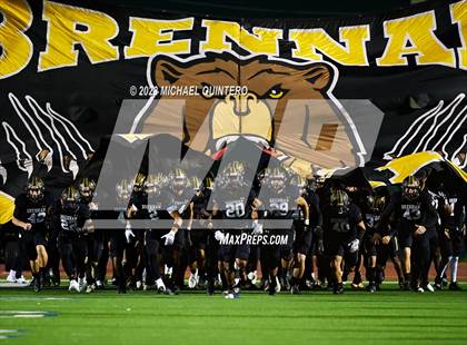 Thumbnail 1 in Brennan vs. United South (UIL Football 6A Division 1 Bi-District) photogallery.