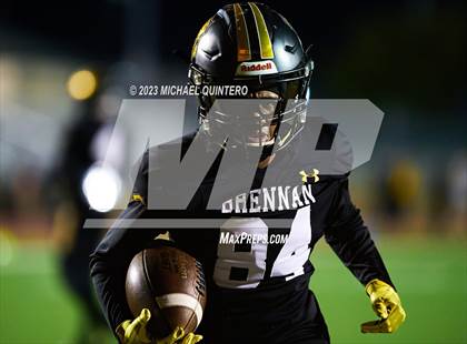 Thumbnail 2 in Brennan vs. United South (UIL Football 6A Division 1 Bi-District) photogallery.
