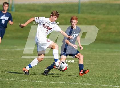 Thumbnail 2 in Charlotte Latin vs. Cannon (Ravenscroft Soccer Invitational) photogallery.