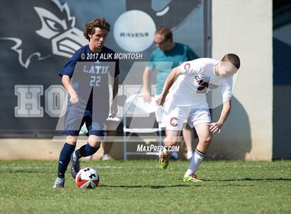 Thumbnail 2 in Charlotte Latin vs. Cannon (Ravenscroft Soccer Invitational) photogallery.