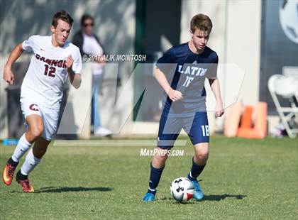 Thumbnail 3 in Charlotte Latin vs. Cannon (Ravenscroft Soccer Invitational) photogallery.