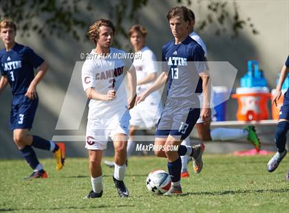 Thumbnail 1 in Charlotte Latin vs. Cannon (Ravenscroft Soccer Invitational) photogallery.
