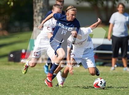 Thumbnail 3 in Charlotte Latin vs. Cannon (Ravenscroft Soccer Invitational) photogallery.