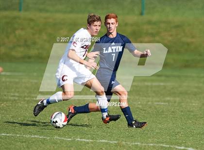 Thumbnail 1 in Charlotte Latin vs. Cannon (Ravenscroft Soccer Invitational) photogallery.