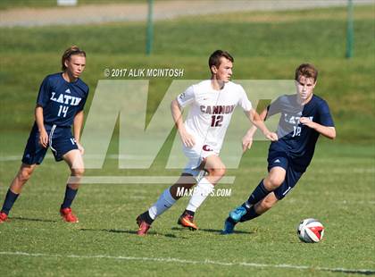 Thumbnail 2 in Charlotte Latin vs. Cannon (Ravenscroft Soccer Invitational) photogallery.