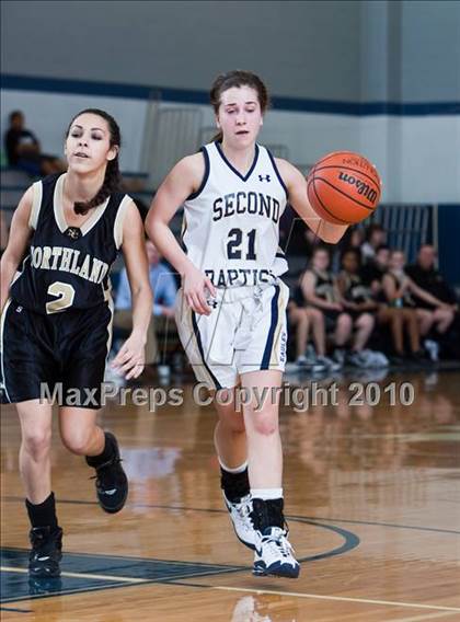 Thumbnail 3 in Northland Christian vs. Second Baptist (TAPPS District 4-4A Basketball Tournament) photogallery.