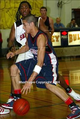 Thumbnail 1 in Modesto Christian vs. Salesian (Gridley Invit.) photogallery.