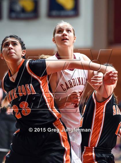 Thumbnail 3 in Santa Rosa vs. Cardinal Newman (CIF NBL Championship) photogallery.