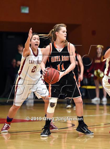 Thumbnail 2 in Santa Rosa vs. Cardinal Newman (CIF NBL Championship) photogallery.