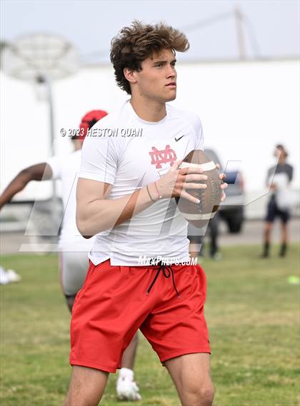 Thumbnail 2 in Corona del Mar vs. Mater Dei (Battle At The Beach) photogallery.