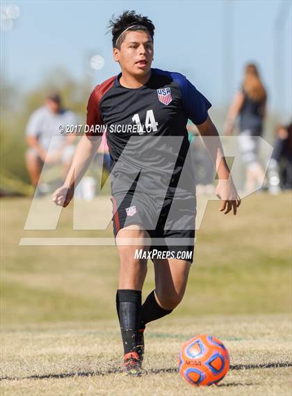 Thumbnail 2 in NFL Yet Academy vs. Chandler Prep (AIA 3A Quarterfinal)  photogallery.