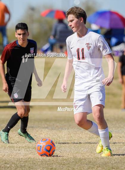 Thumbnail 2 in NFL Yet Academy vs. Chandler Prep (AIA 3A Quarterfinal)  photogallery.